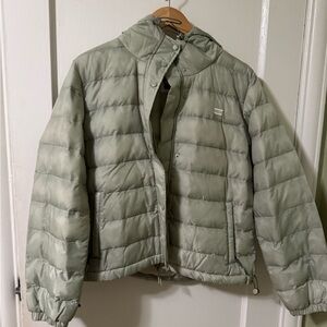 Levi's Light Green Puffer Jacket